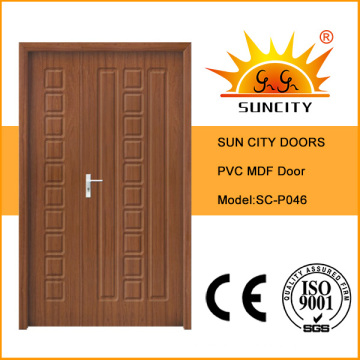 Factory Top Design Double Leafs MDF Panel Doors (SC-P046)